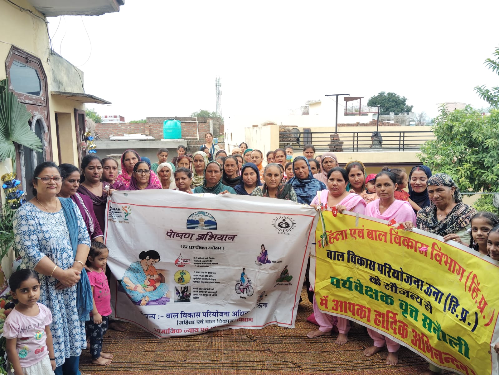 Awareness camp organized under Nutrition Month at Anganwadi Centre Majra